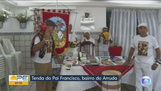 Programação religiosa movimenta Tenda de Pai Francisco no Recife - Programa: Bom Dia PE 
