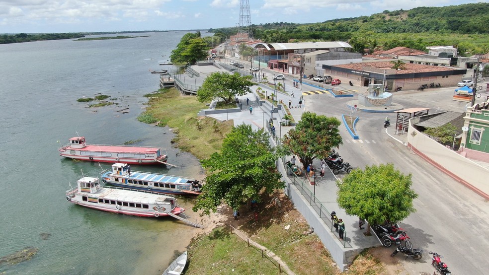 Orla de Santana do São Francisco (SE) — Foto: Governo de Sergipe