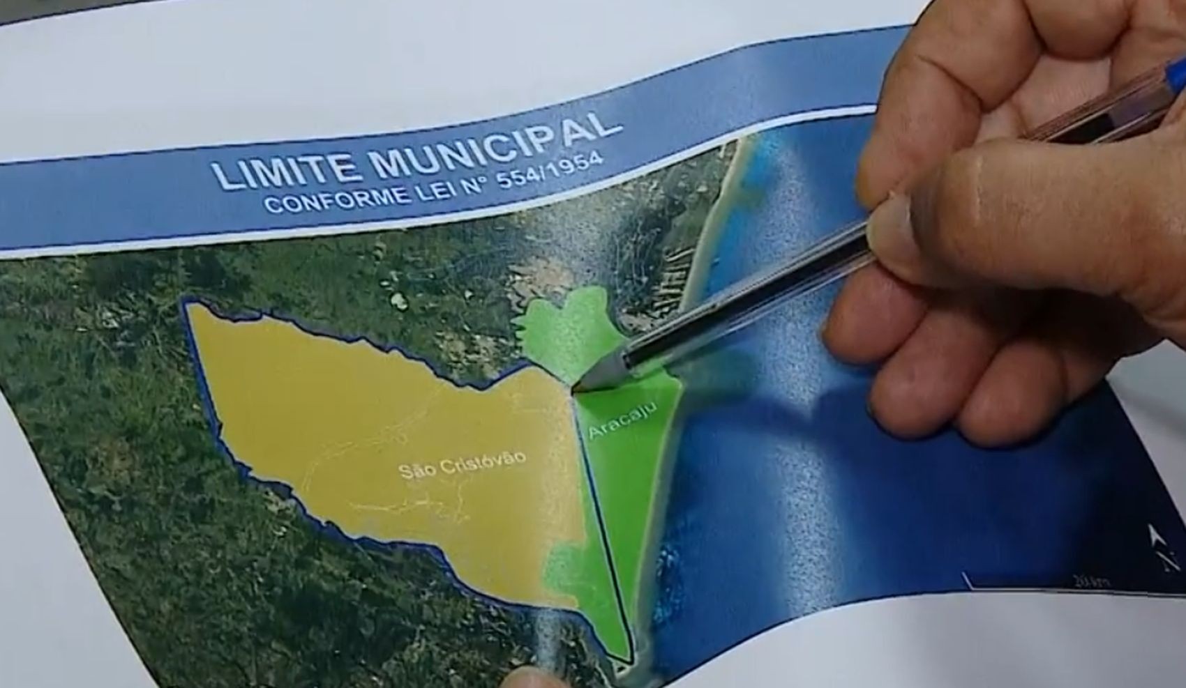 Mapa com novo limite entre Aracaju e São Cristóvão será atualizado em 2026, diz governo