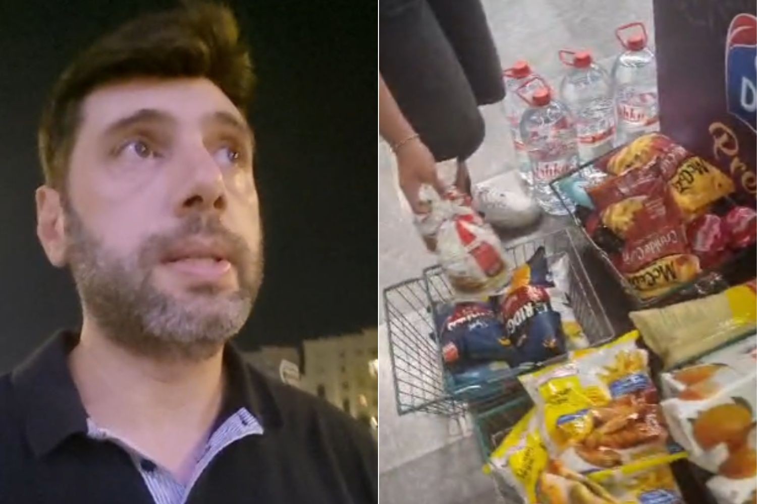 Brasileiro preso no Catar após ataque do Irã à base dos EUA estoca mantimentos: 'Mísseis passando por cima'; VÍDEO