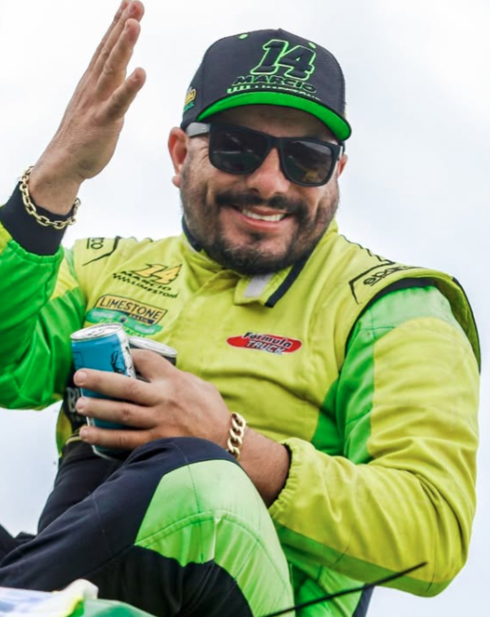 Márcio da Rosa era conhecido como Marcio Limestone na Fórmula Truck — Foto: Reprodução/Redes Sociais