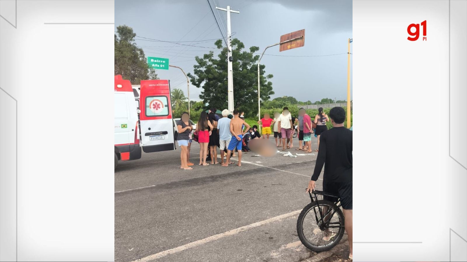 Idoso de 82 anos sofre fratura exposta após colisão entre motos no Norte do PI