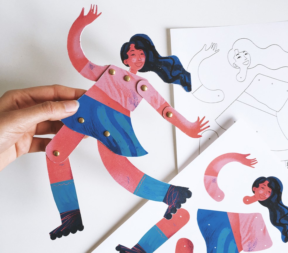 Desenhos de bonecas para imprimir e colorir - Educação Online