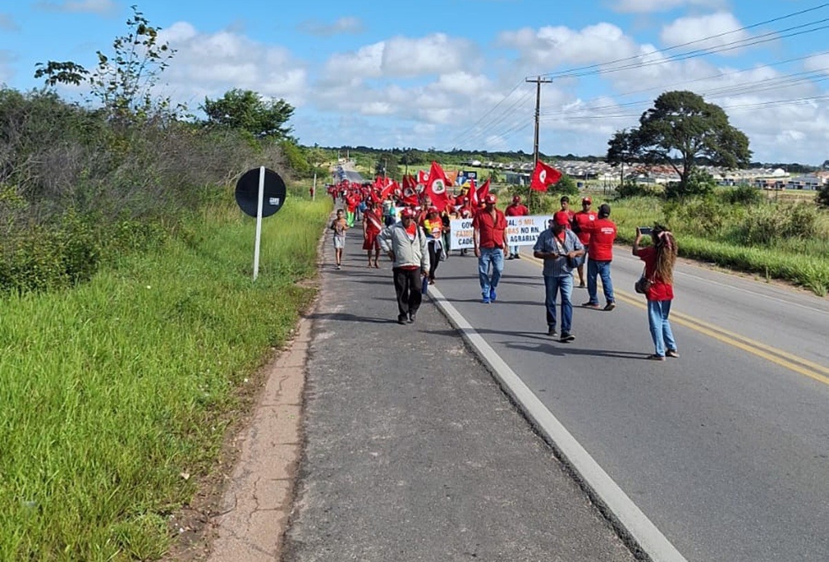 Manifestação afeta trânsito em rodovia federal na Grande Natal