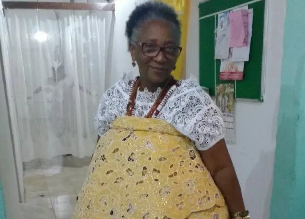 Mãe Neuza é a sétima ialorixá a comandar a Casa Branca — Foto: Rerodução