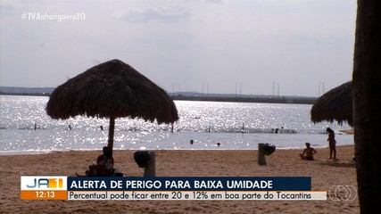 Tocantins tem alerta de perigo para baixa umidade
