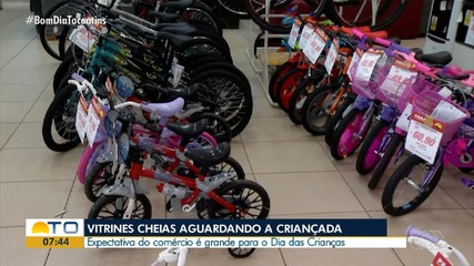 Dia das Crianças deve movimentar comércio em Palmas