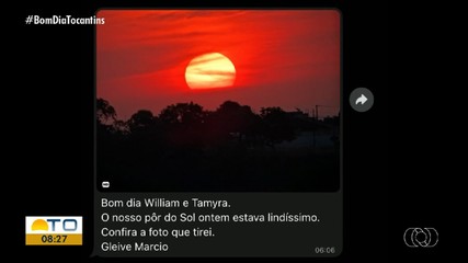 Confira mensagens de telespectadores no Bom Dia Tocantins