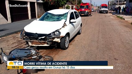 Vítima morre após ficar 15 dias internada em Gurupi após acidente de trânsito
