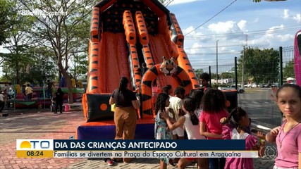 Famílias se divertem com festa do Dia das Crianças antecipada em Araguaína