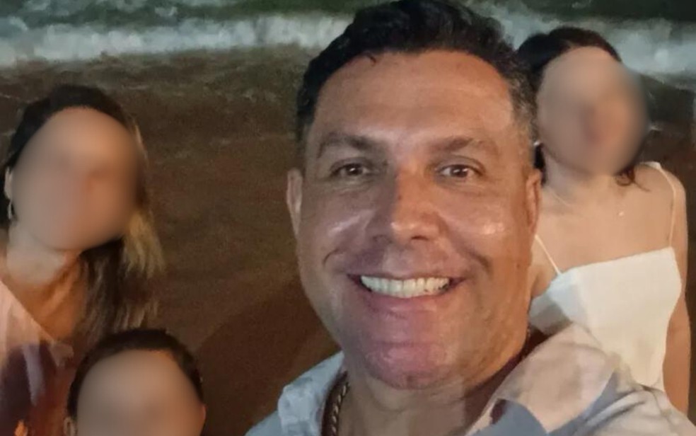 Advogado Jaime Aquino Damasceno Neto, que morreu atropelado em Aracaju, e família. — Foto: Arquivo pessoal