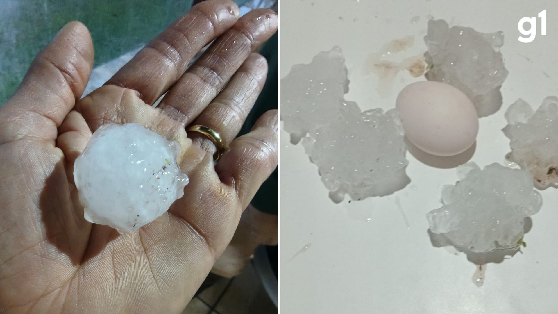 VÍDEO: Granizo do tamanho da palma da mão atinge cidades do interior do RS