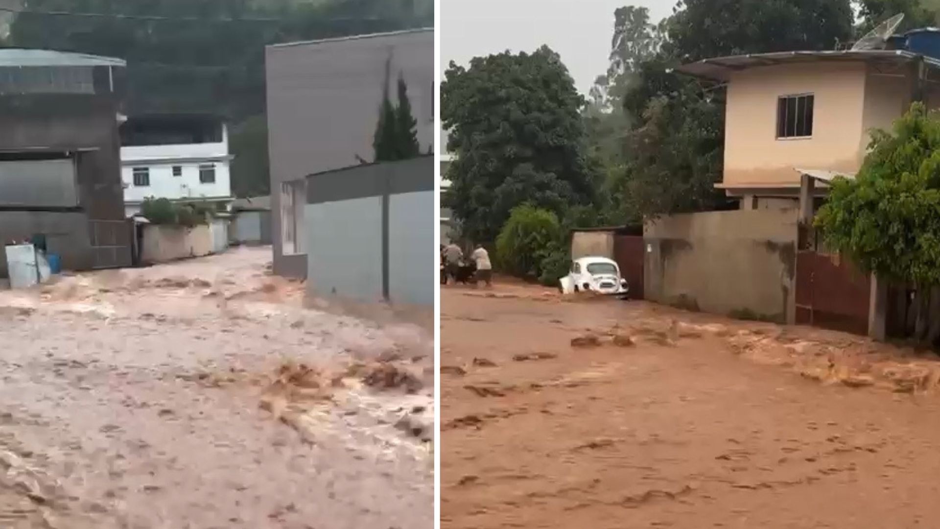 Chuva forte causa estragos e transtornos no Sul do ES