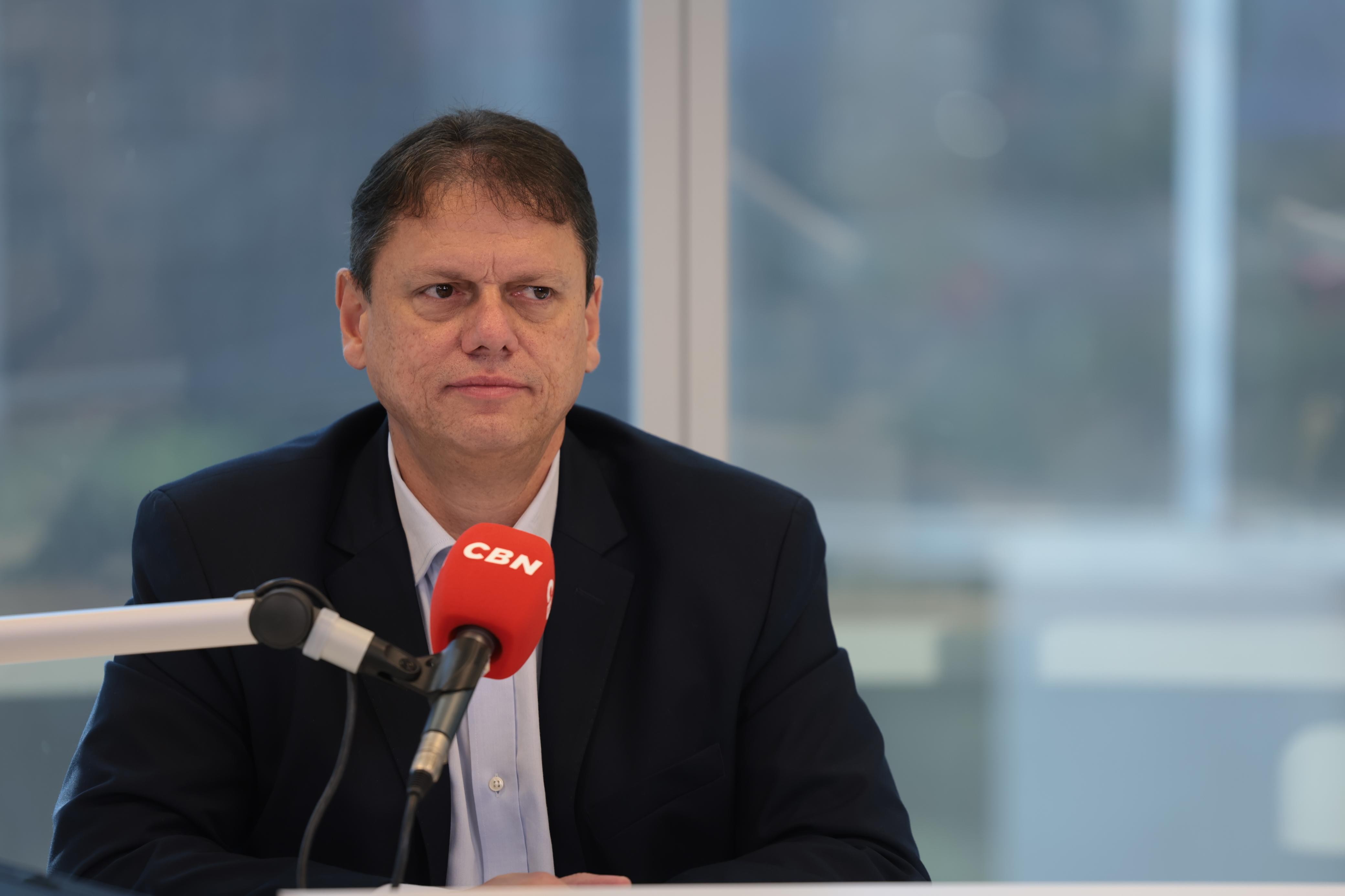 Centrão ficou neutro porque priorizou bancadas, diz Tarcísio em sabatina