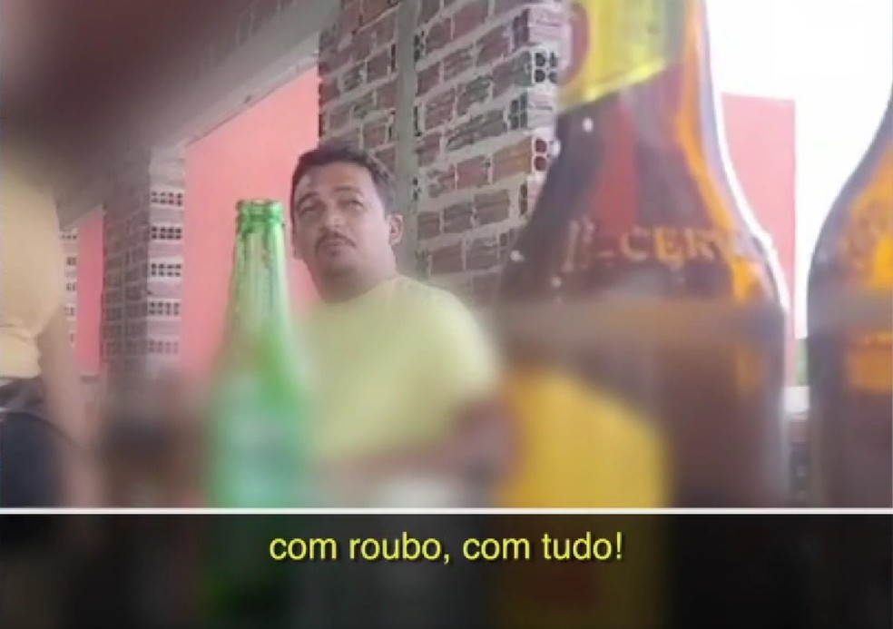 Presidente da Câmara de Itajá disse que ganha R$ 10 mil por mês 'com roubo, com tudo'. — Foto: Reprodução