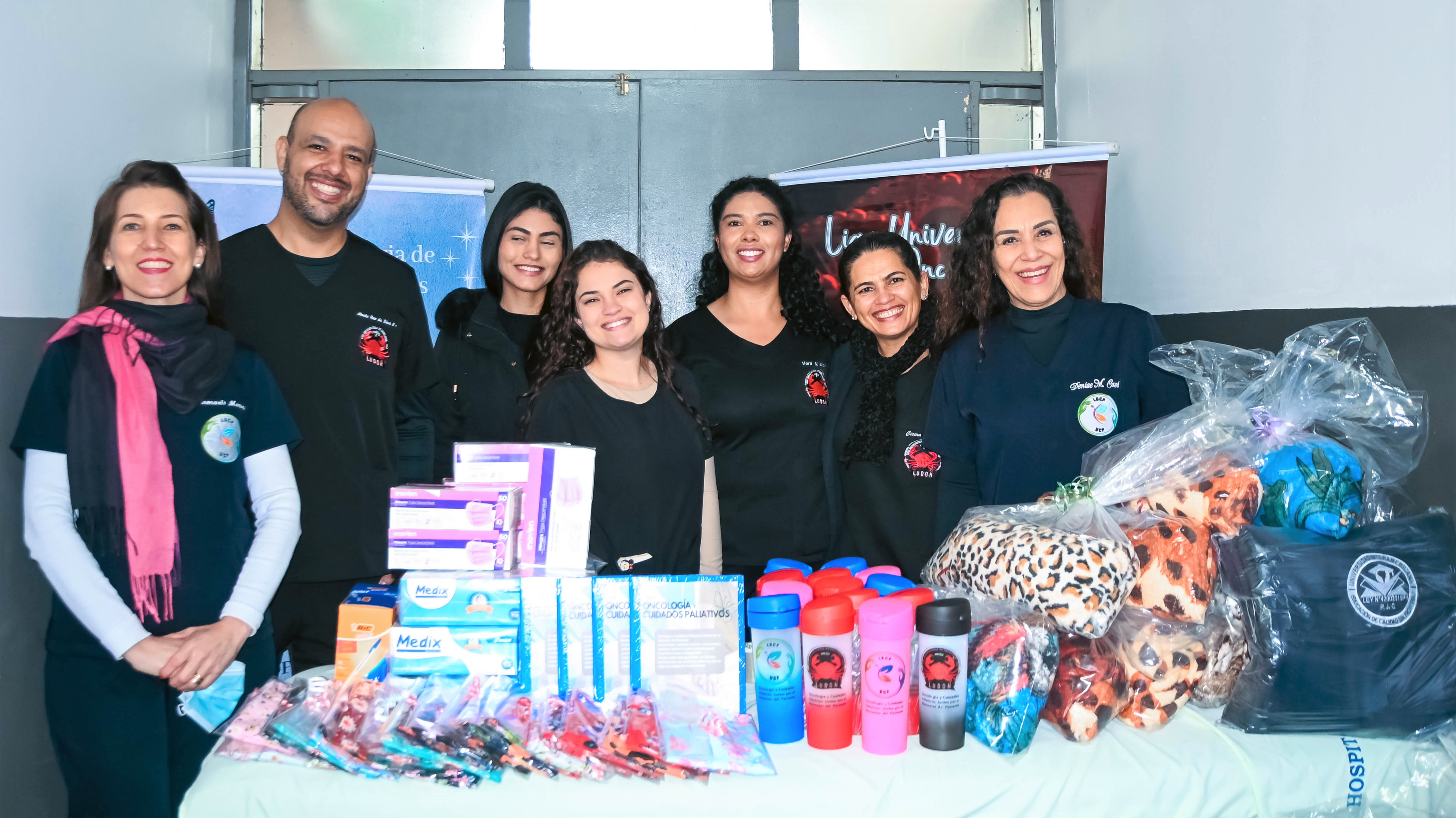 Alunos da UCP realizam doações ao setor de oncologia do HR de Pedro Juan