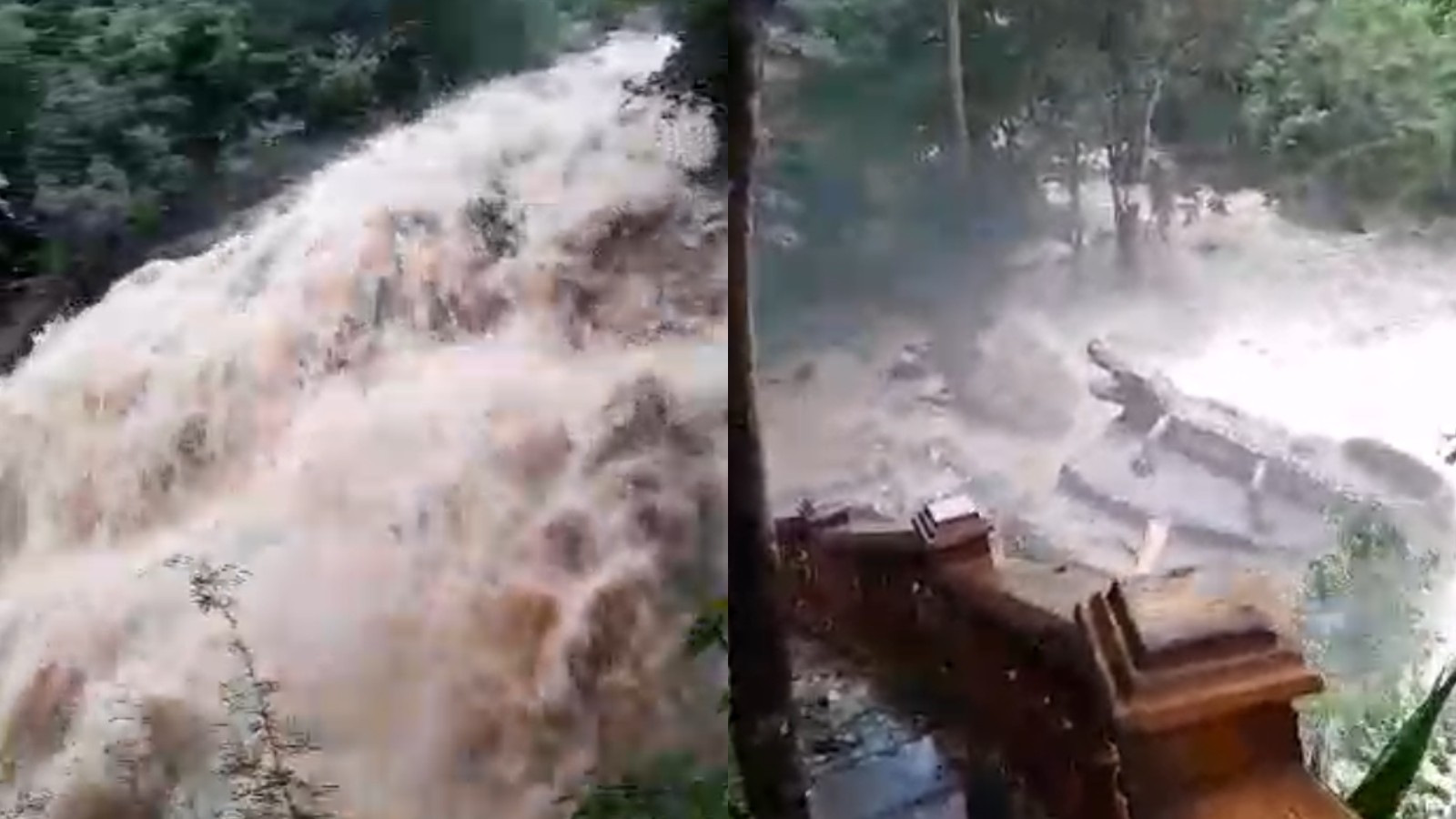 Vídeo: força da água impressiona em cachoeira após chuvas intensas na região norte do Ceará