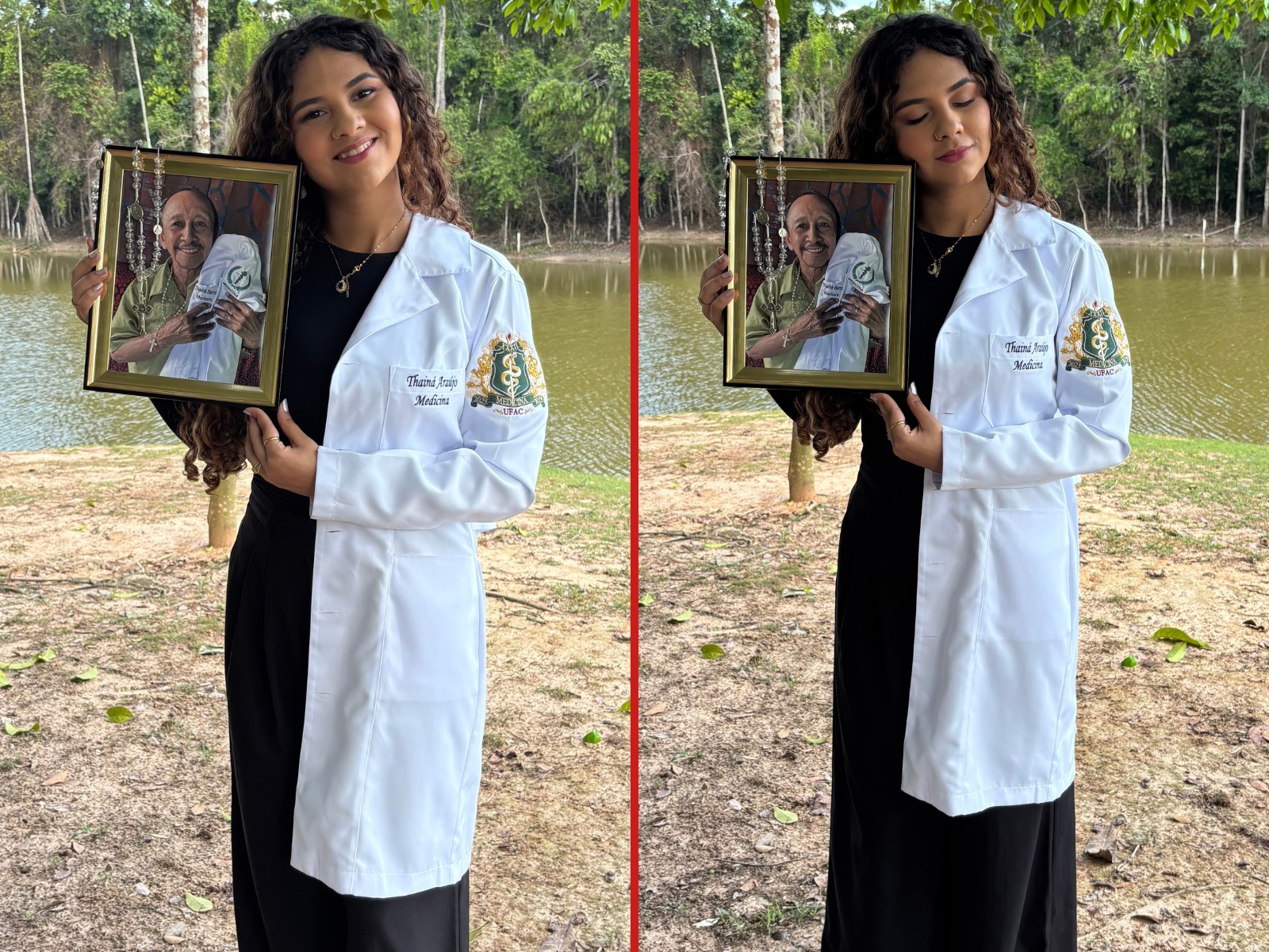 Estudante de medicina da Ufac honra pai zelador e segue sonho no curso após luto: ‘Sempre acreditou em mim’