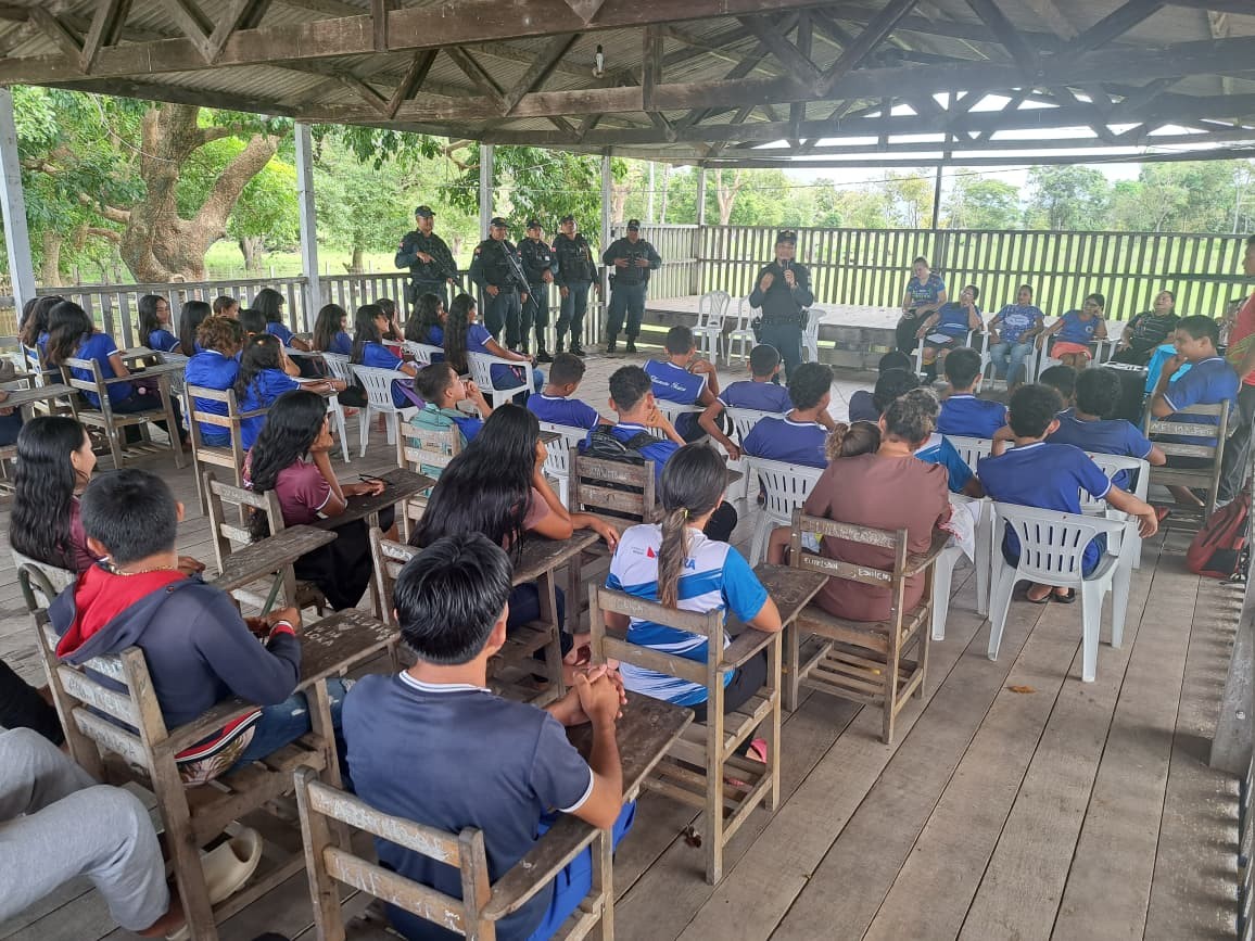 PM realiza ações preventivas em comunidades ribeirinhas de Monte Alegre, no Baixo Amazonas
