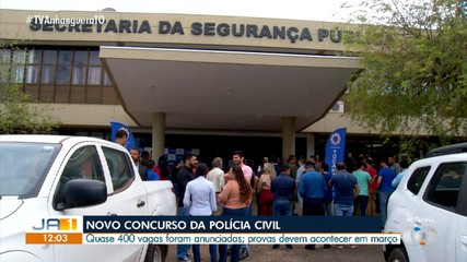 Governador do Tocantins anuncia concurso da Polícia Civil com 381 vagas