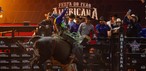 Final da etapa de Americana da PBR reuniu dez competidores na noite deste domingo (7) — Foto: Thomaz Marostegan