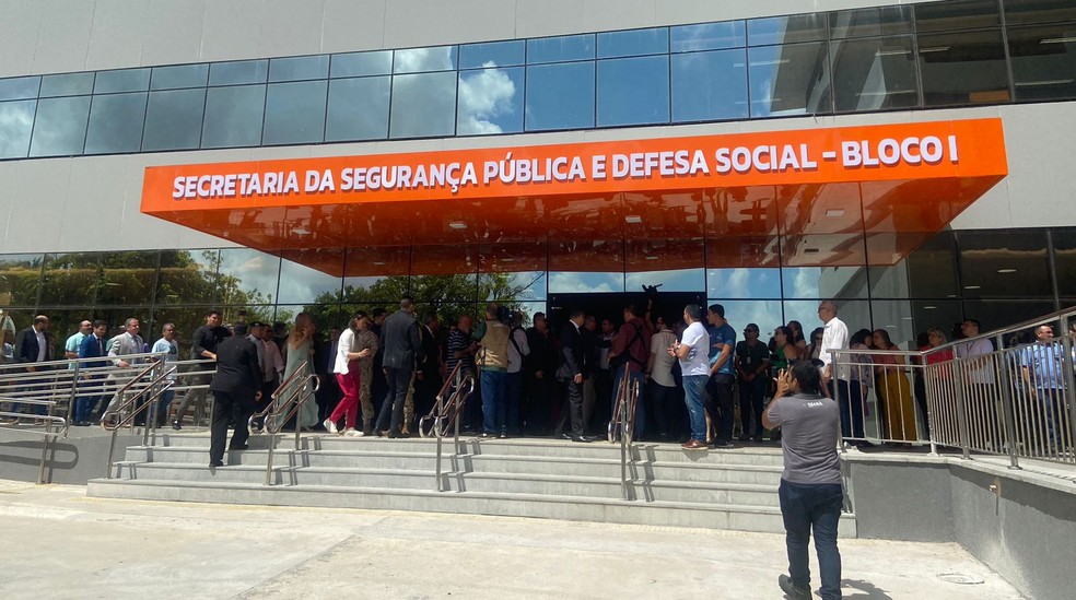 Centro Integrado de Segurança Pública foi totalmente inaugurado nesta segunda-feira (20) no Ceará — Foto: Messias Borges/Sistema Verdes Mares