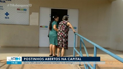 Duas unidades de saúde de Palmas abrem no final de semana para diminuir fluxo nas UPAs