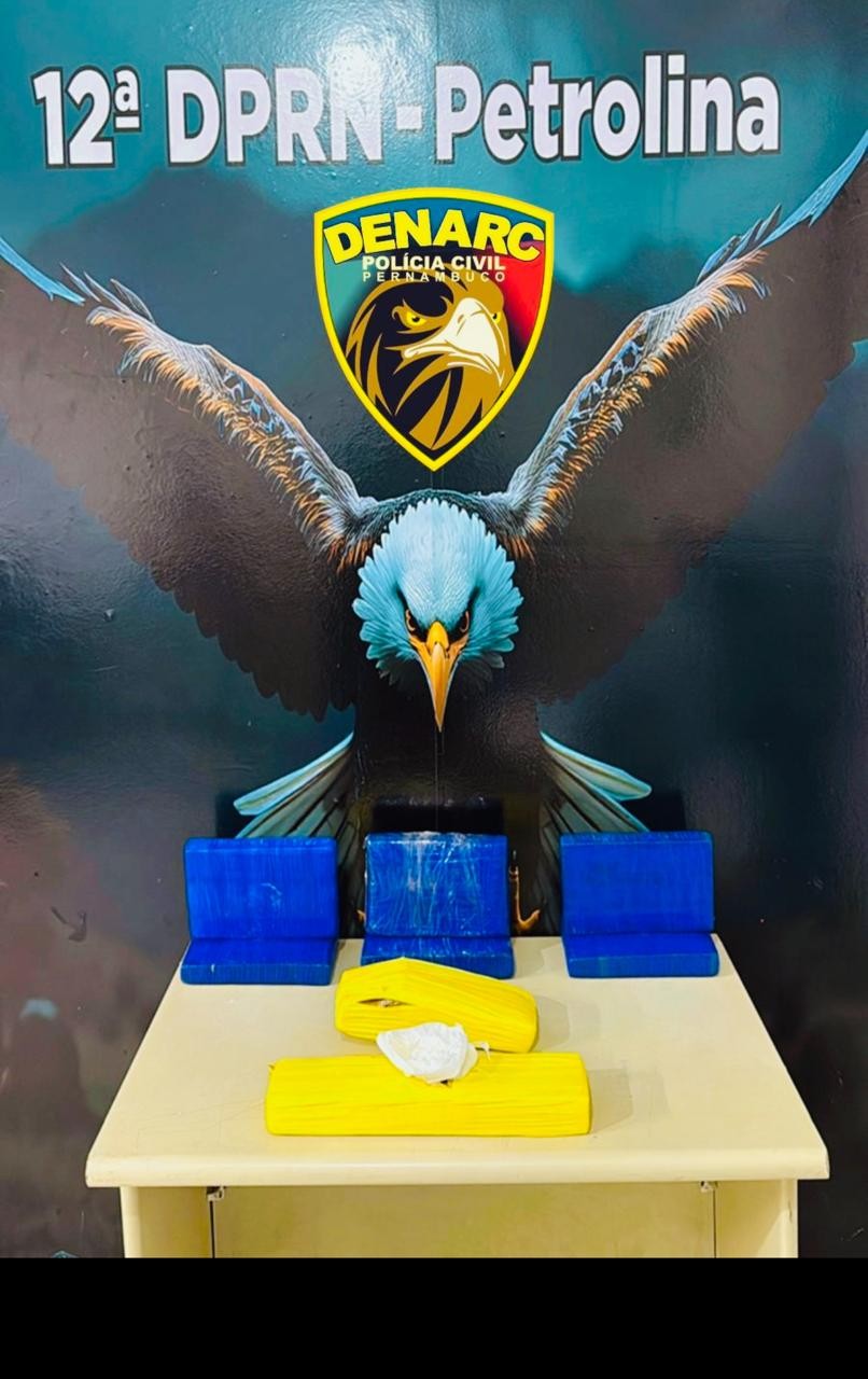 Polícia Civil apreende 6,3kg de cocaína e 2kg de maconha em casa no Cacheado em Petrolina
