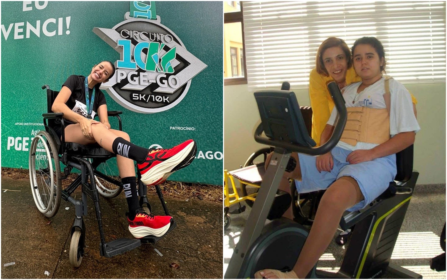 Jovem goiana que ficou tetraplégica cinco vezes por doença rara celebra avanços: ‘Cada movimento que volta é uma vitória’ 