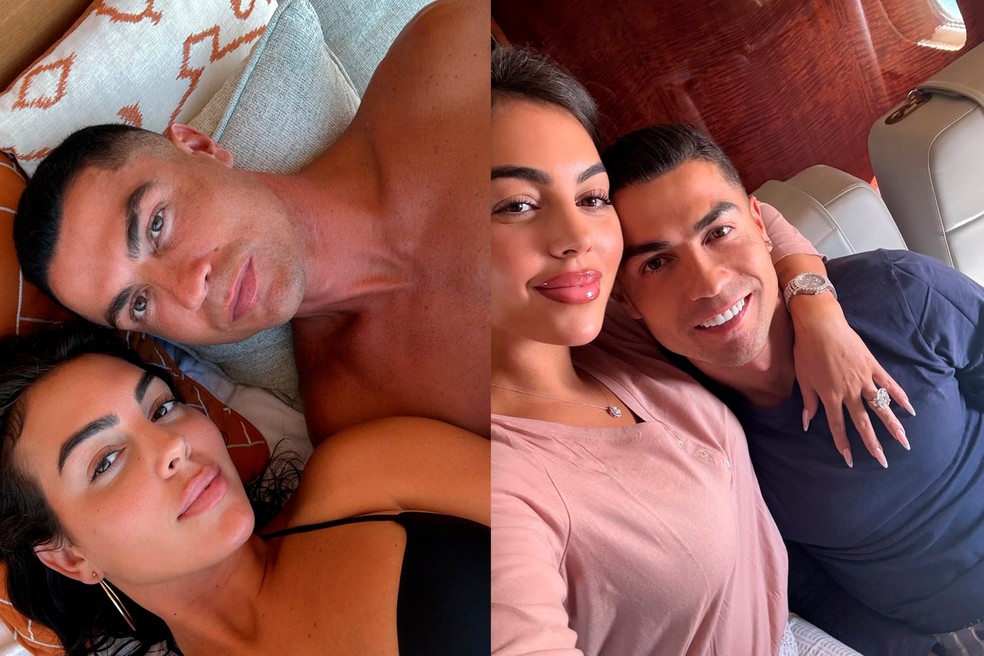 Georgina Rodríguez e Cristiano Ronaldo — Foto: Reprodução/Instagram