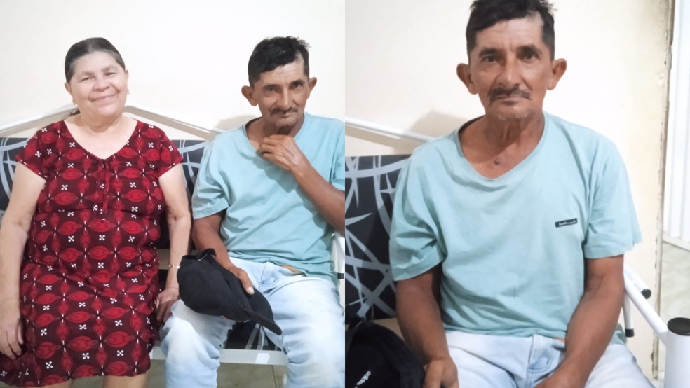 Francisco agora está na casa de sua irmã, Lúcia, no Ceará. — Foto: Reprodução