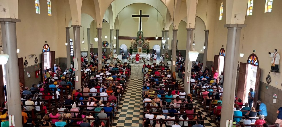 Catedral de Santa Luzia em Mossoró (Arquivo)  — Foto: Cedida/ Diocese de Mossoró