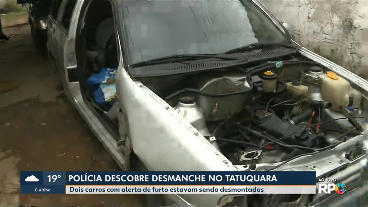 Polícia encontra desmanche de carro após denúncia anônima, em Curitiba ...