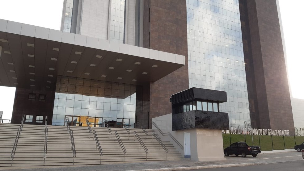 Pr&eacute;dio fachada sede do Tribunal de Justi&ccedil;a do Rio Grande do Norte RN TJRN &mdash; Foto: S&eacute;rgio Henrique Santos/Inter TV Cabugi