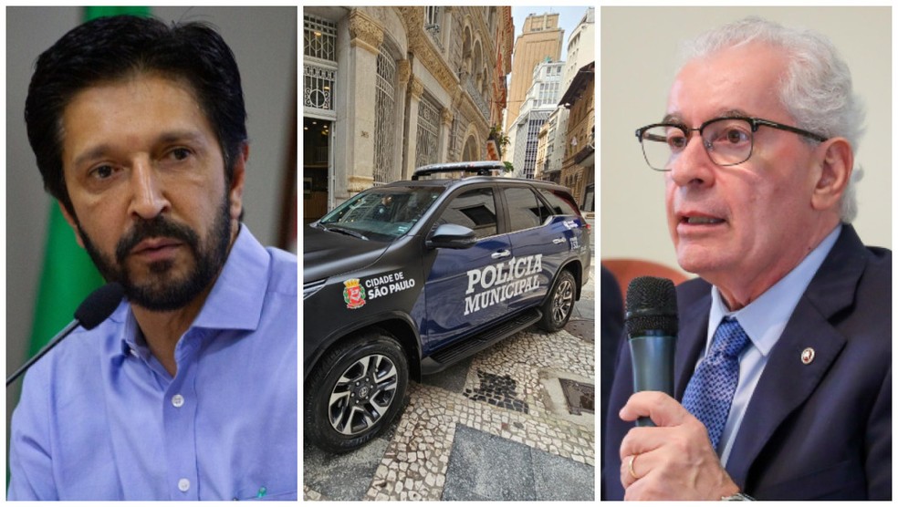 O prefeito Ricardo Nunes (MDB) e o procurador-geral de Justiça de São Paulo, Paulo Sérgio de Oliveira e Costa. — Foto: Montagem/g1/Divulgação/MP-SP/PMSP