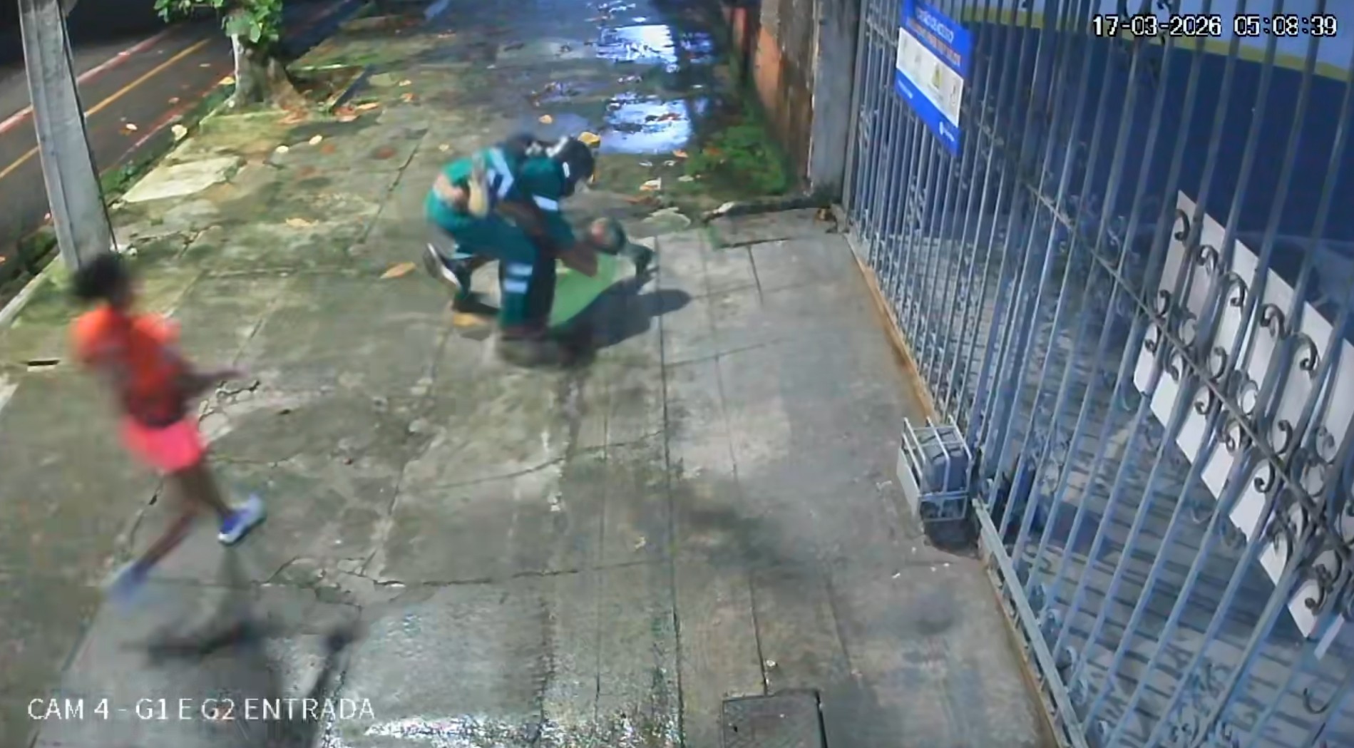 Assaltantes com uniformes falsos de gari tentam roubar casal no Jurunas, em Belém