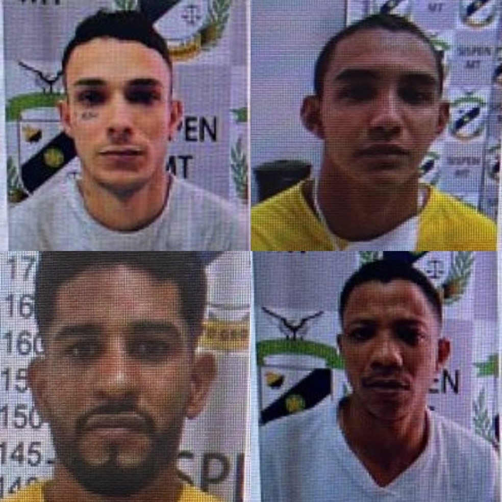 Gabriel Ramos Vieira, Elbson de Oliveira dos Santos, Caio Otávio Correa e Ailton Carlos de Campos — Foto: Reprodução