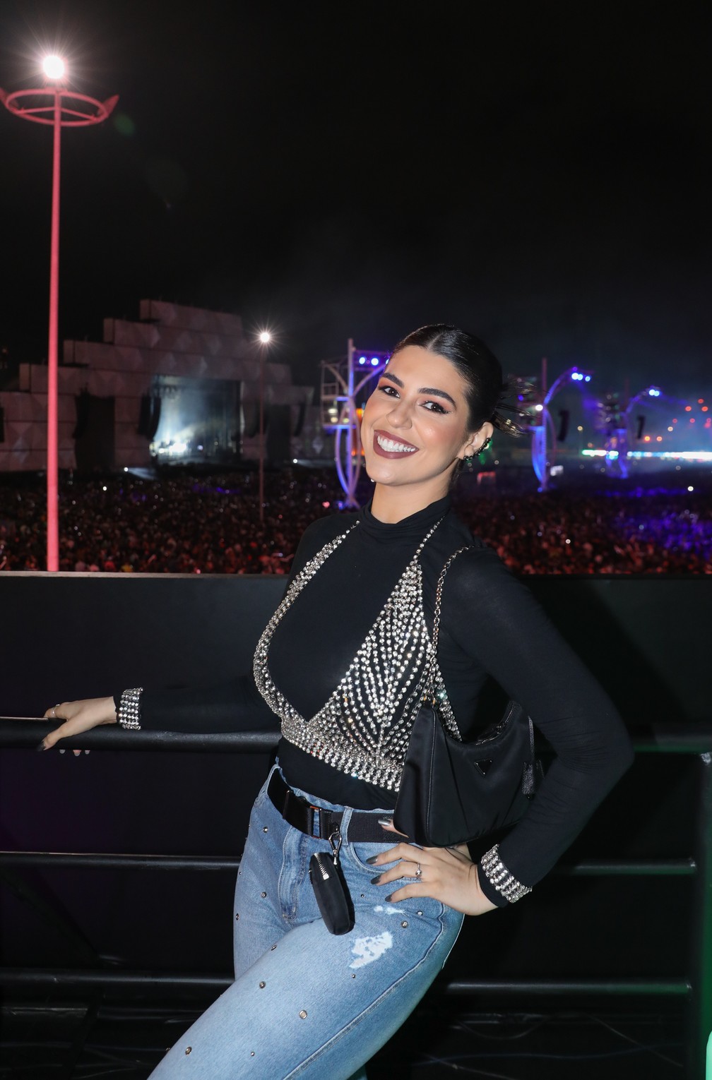 Vivian Amorim no segundo dia de Rock in Rio 2022 — Foto: Globo/João Cotta