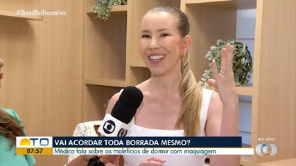 Médica alerta malefícios de dormir com maquiagem