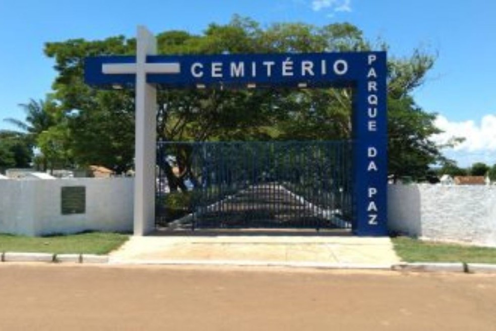 Cemitério Parque da Paz em Marcelândia  — Foto: Reprodução 