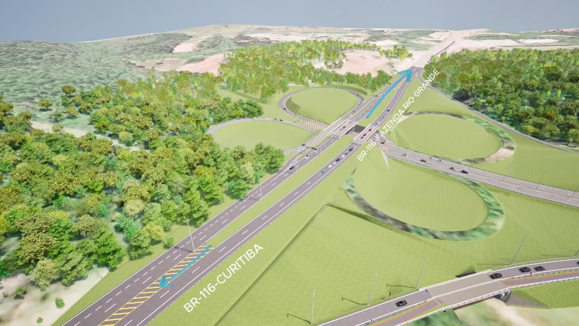 Novo Contorno Sul de Curitiba: veja imagens de como vai ser a construção
