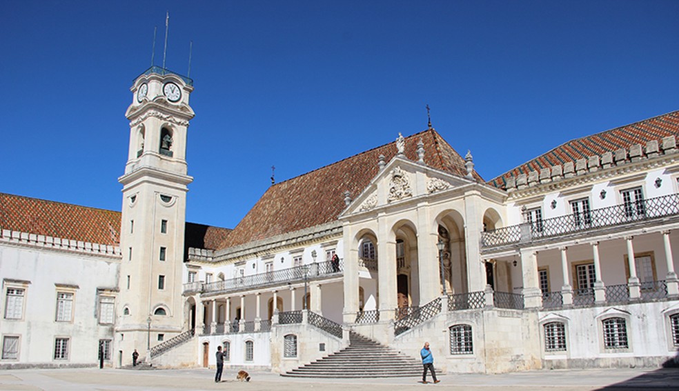 Universidade de Coimbra, em Portugal. — Foto: Divulgação/Universidade de Coimbra