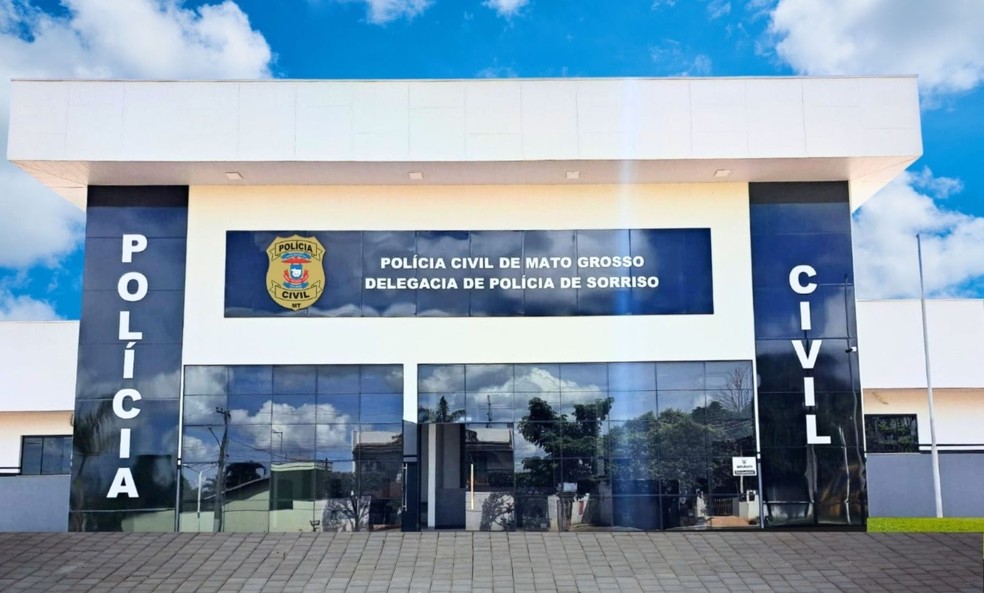 Sorriso passou a contar recentemente com uma nova sede da delegacia da Polícia Civil — Foto: Assessoria