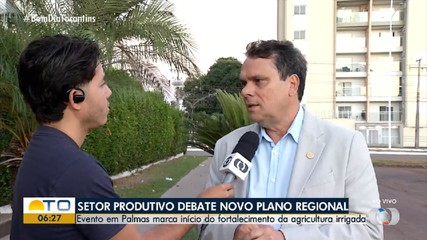 Evento em Palmas fortalece a agricultura irrigada