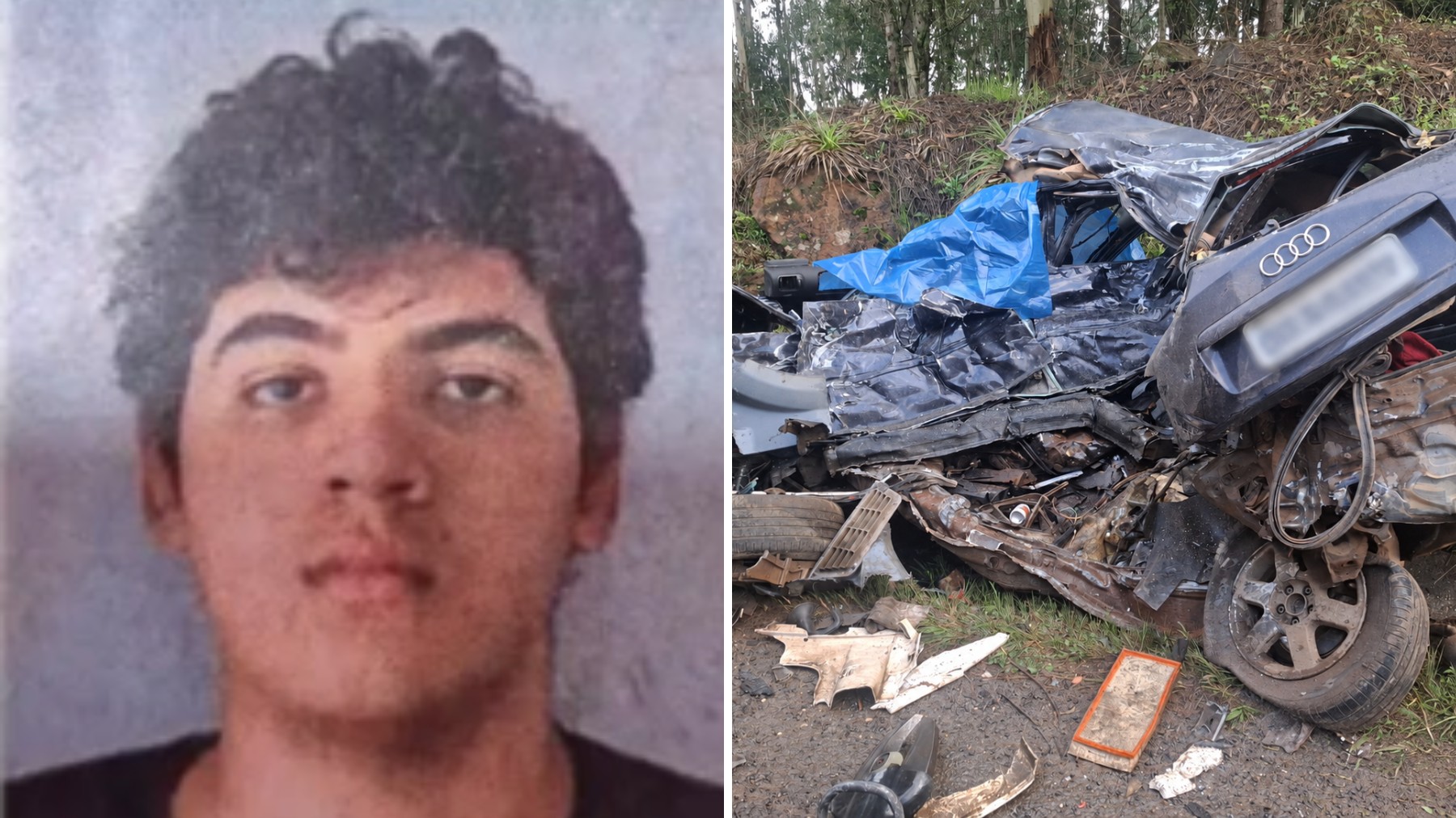 Quem era o motorista que morreu em Audi retorcido após acidente com caminhão em rodovia do Paraná