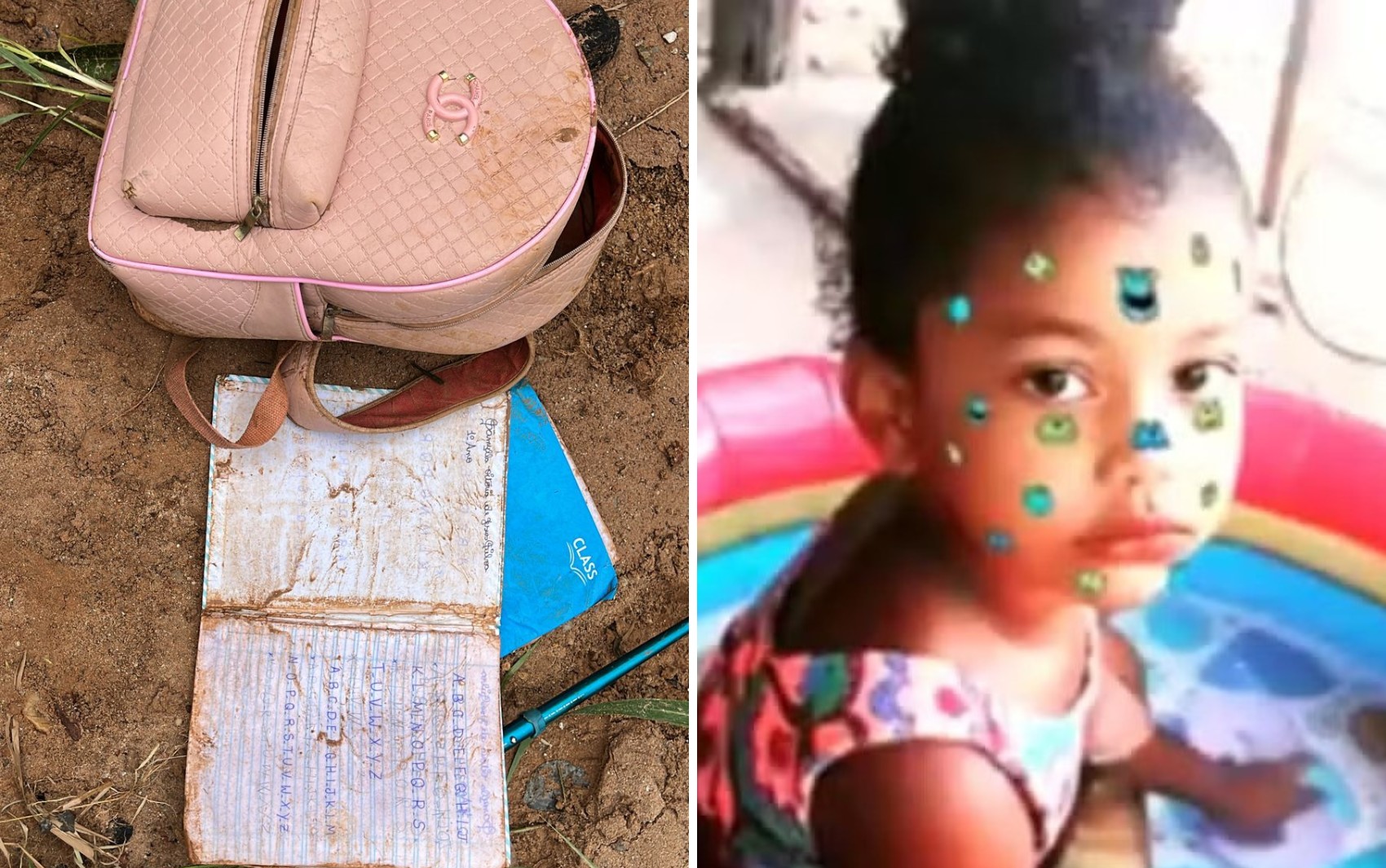 Mochila de criança que sumiu após ser arrastada pela enxurrada é encontrada a cerca de 5 km de distância