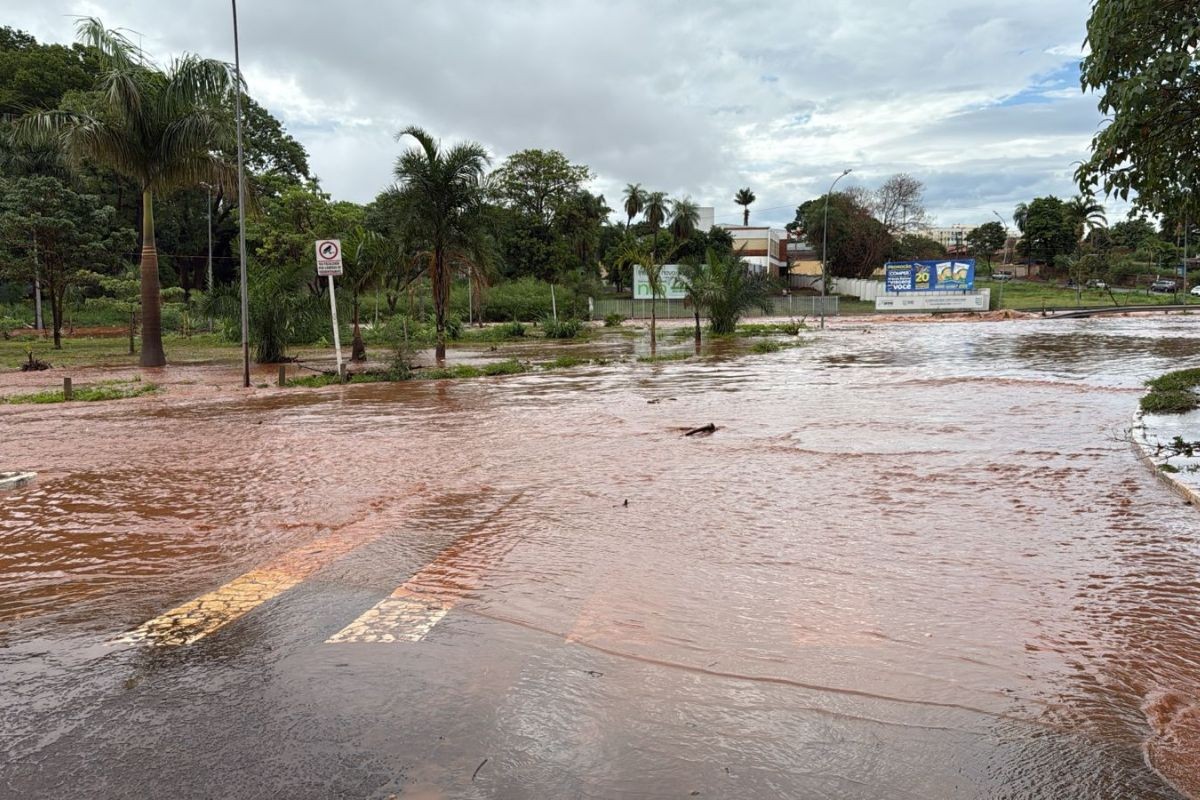 Temporal em Campo Grande: Volume de chuva em 24h se aproxima do total previsto para o mês; veja pontos afetados