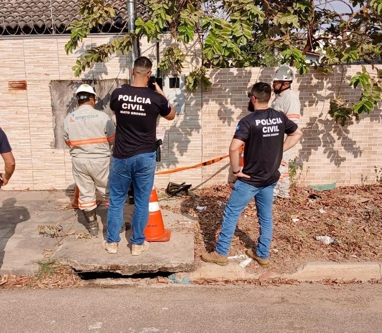 Homem é preso ao ser flagrado por policiais ‘fazendo gato’ em empresa de reciclagem em MT