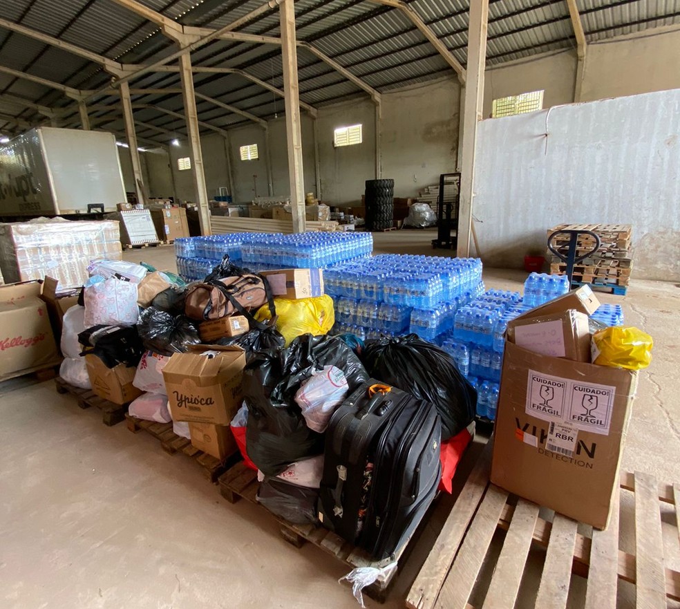 Doações são separadas para enviar para o Rio Grande do Sul — Foto: Arquivo pessoal
