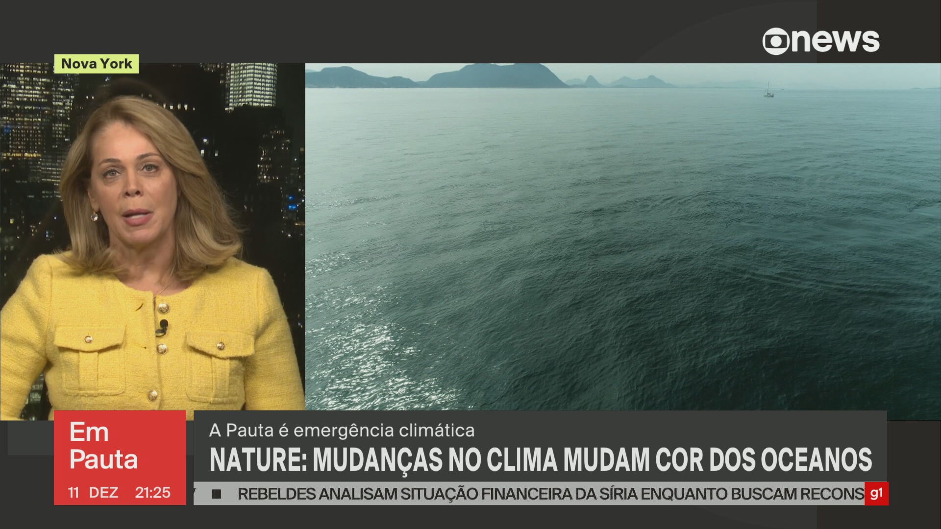 Cerca de 40% dos oceanos sofreram mudanças de cor nas últimas duas décadas, revela estudo